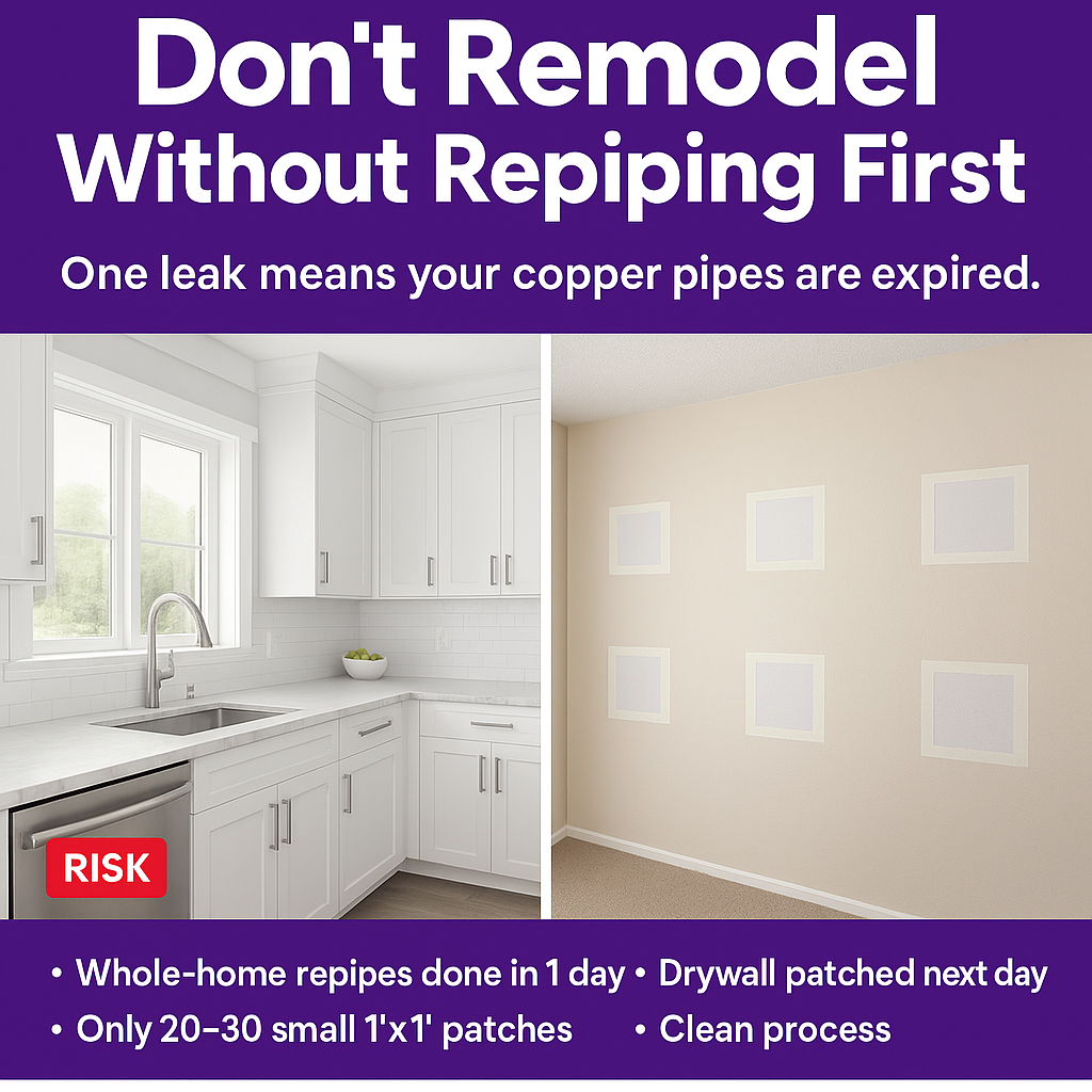 repiping North County San Diego